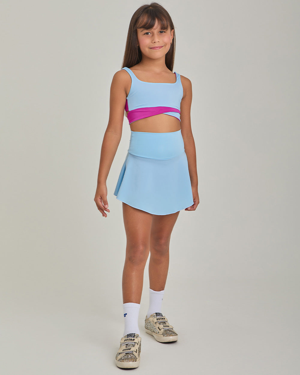 Sky Blue Skirt