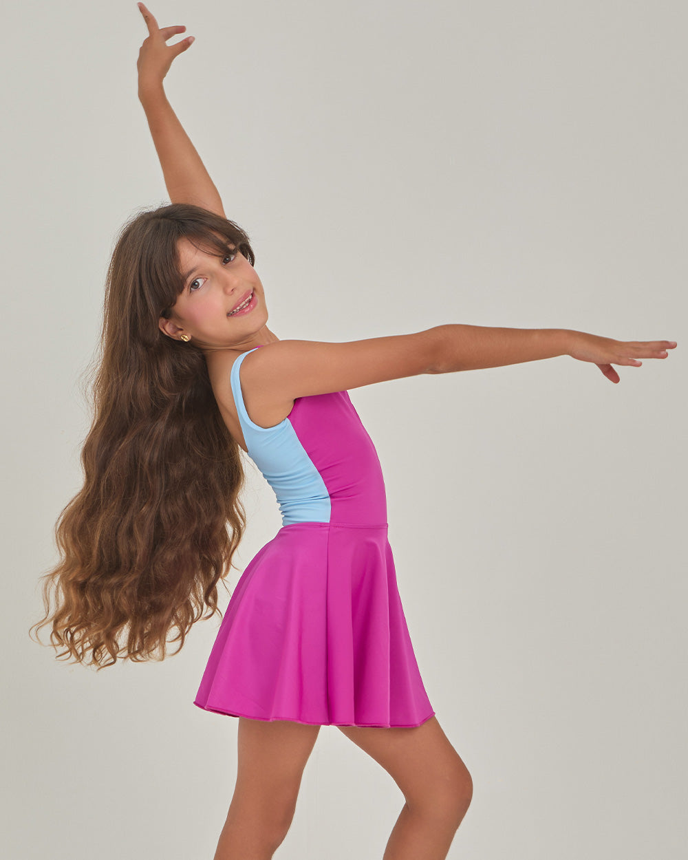 Orchid Purple Mini Dress