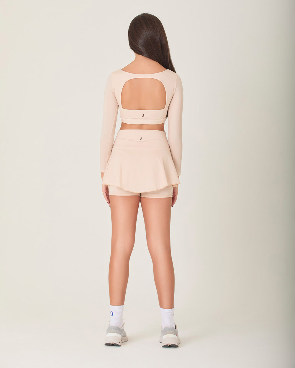 Long Sleeved Crop Sand