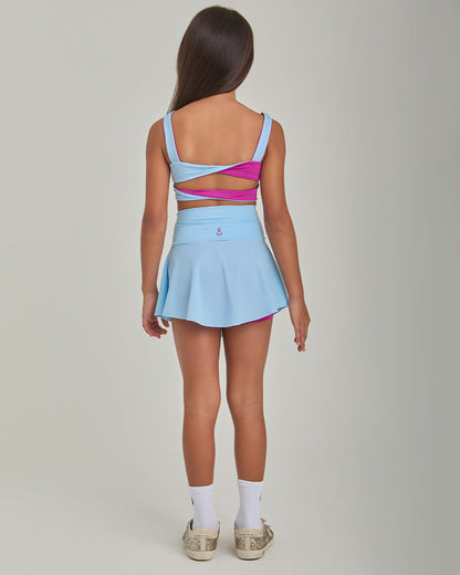 Sky Blue Skirt